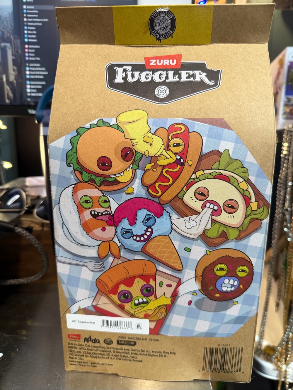 ZURU Fuggler Fuggalicious Exclusive Funny Ugly Monster Plush Collectible NIB